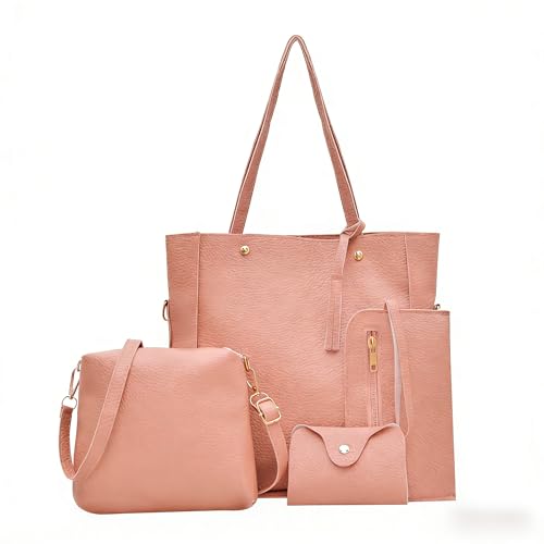Set de 4 bolsos para mujer, minimalista y grande miniatura 2