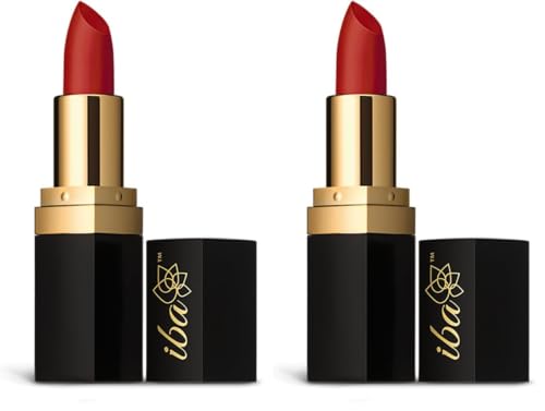 Image of Iba Long Stay Matte Lipstick for Women- M10 Red Brick, 4g | Creamy Matte Finish & Smooth Texture | Long-Lasting | Hydrated Lips | Enriched with Vitamin E | Intense Colour & Highly Pigmented | Lip Makeup