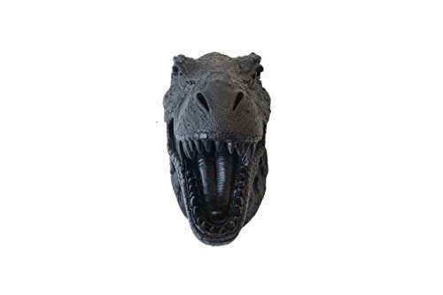 Near and Deer Faux Taxidermy T-Rex Dinosaur Head Wall Mount, Black
