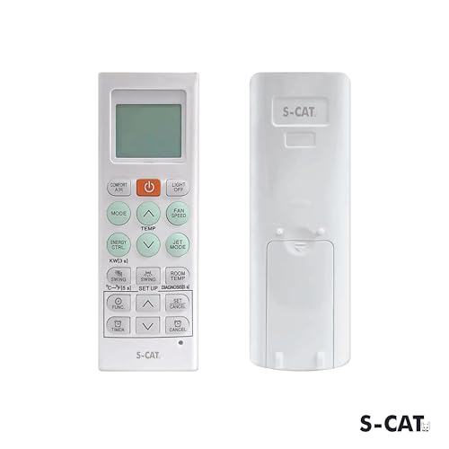 Image of S-CAT Compatible with LG AC Remote Control Model AKB73975614 AKB73975615 (No Backlight) Suitable for 1 1.5 2 Ton Split & Window AC (Model 36 H)