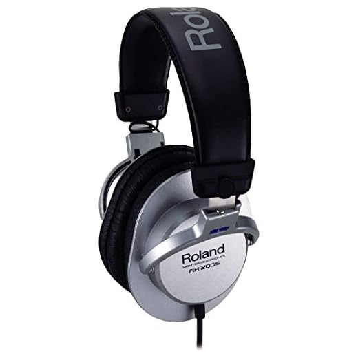 Roland Auriculares estéreo RH-200S — Auriculares estéreo Profesionales con claridad, precisión y Potencia excepcionales
