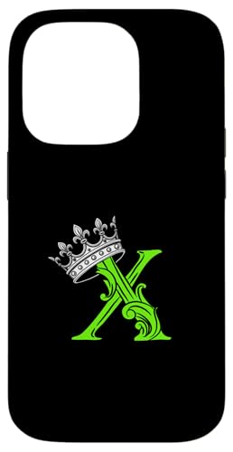 �O���[���J���[ �A���t�@�x�b�g J �C�j�V���� X �N���E�� �O���[�� �O���t�B�b�N �X�}�z�P�[�X iPhone 14 Pro �p