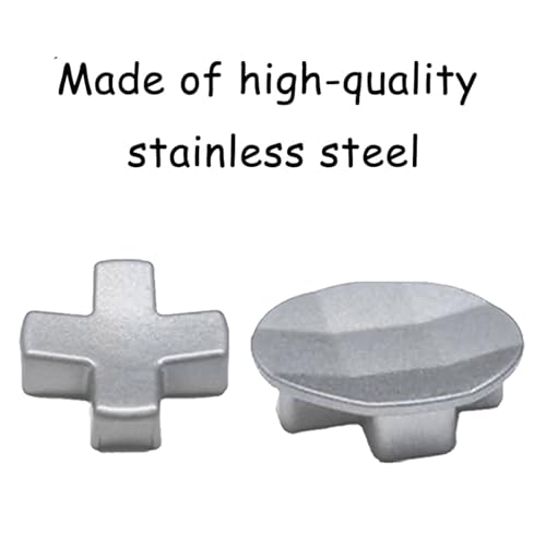 Image of 2 Pcs Metal D-pads for Xbox One Elite Series 2 ,Replacement Parts Metal D-pads Kits for Xbox One Elite Series 2Controller (Silver) [video game]