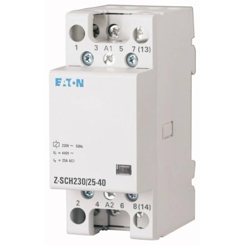 Contacteur d'installation Eaton résoud les surcharges de lignes électriques de 25A max