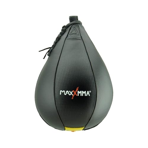 MaxxMMA Speed Bag - Typ II - Größe L (25,4 cm x 17,8 cm), Boxbirne zum Aufhängen, Boxing Trainingsgerät für Geschwindigkeit & Fitness
