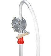 Zerone Oil Barrel Pump, 29L/min Aluminum Alloy Rotary Hand Oil Pump Hand Crank Oil Barrel Pump fo...