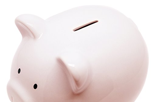 Light Pink Ceramic Piggy Bank - Image 2