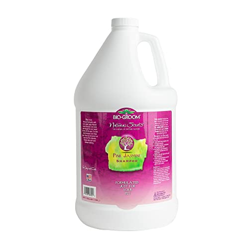 Image of Bio-Groom Pink Jasmine Dog Shampoo - Natural Scent Pet Shampoo, Baobab Protein, Cat & Dog Bathing Supplies, Puppy Wash, Cruelty-Free, Made in USA, Quick Rinse Cat Shampoo - 1 Gallon | Baobab Protein, Cat & Dog Bathing Supplies, Puppy Wash, Cruelty-Free, Made in USA, Quick Rinse