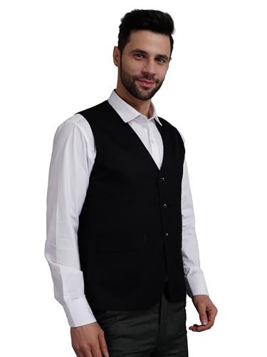 Image of APKR Men's Solid Waistcoat