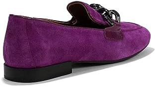 Donald Pliner Women's Bethany Suede Loafer, Iris, 7.5 | Image 1