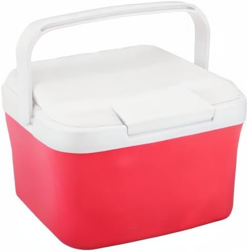 Miniatura 10 de Bolsa enfriadora, calentador 2 en 1 de 5 litros, portátil, aislado, duro, a prueba de fugas, enfriador de campamento con 5 bolsas de hielo para