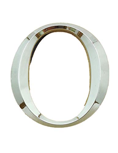 Lettere autoadesive, Cromate, Finitura argentata