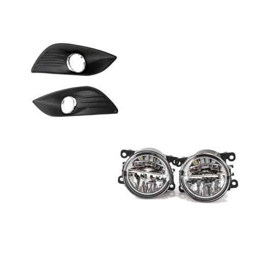 Feux antibrouillard LED Focus 2 MK2 grille cache enjoliveur chrome 2009 2011