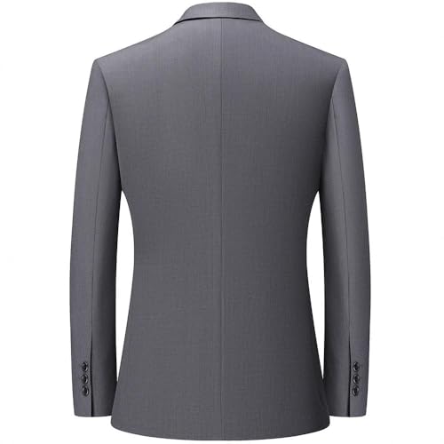 Men's Spring Business Casual Suit Jacket 2 Buttons Slim Fit Banquet Wedding Formal Suits2