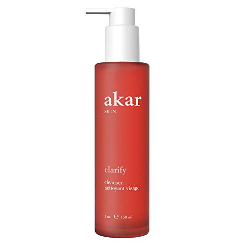 Akar Skin Clarify Cleanser - Germ Reducing Daily Hydrating Facial Exfoliant with Nutrients & Plant-Based Enzymes - Natural Formula Gently Nourishes Skin & Promotes Fresh, Healthy Glow (150 ml, 5 oz.)
