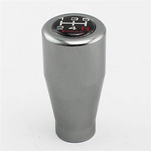 Aluminum 5 Speed Spoon Sport Gear Shift Knob Car Racing Shifter Lever Knob Manual Transmission