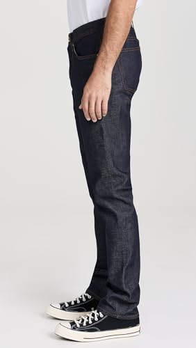 Naked & Famous Denim Men's Weird Guy Low-Rise Jean in Dirty Fade Selvedge4