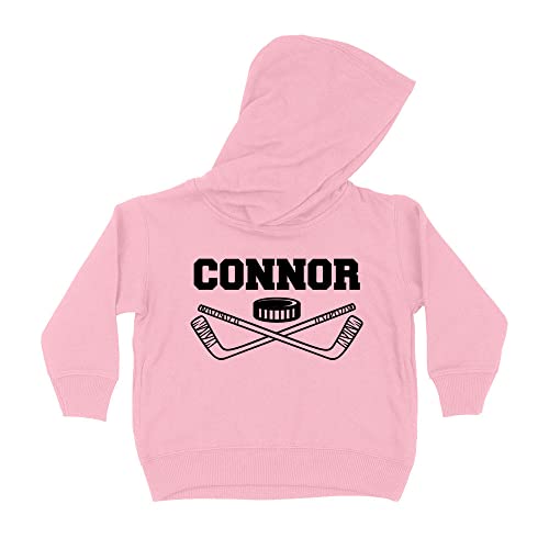 Hockey Connor Kids Hoodie Sweatshirt Toddler 2T Light Pink