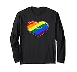 Photo Gallery lgbt pride heart - nome "nia" rainbow hearts love maglia a manica Photo Gallery lgbt pride heart - nome "nia" rainbow hearts love maglia a manica