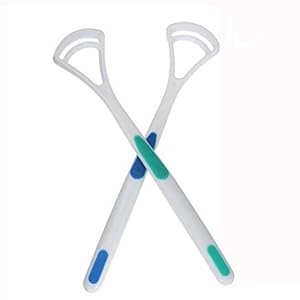 Jzhen Tongreiniger, tongreiniger, tong, mondhygiëne, mondverzorging, tongschraper, 2 stuks