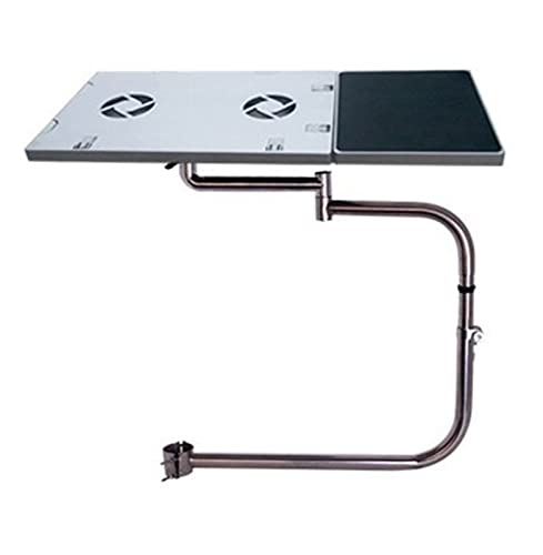 Soporte de teclado para silla que elimina dolor de espalda con ventilador para portátil