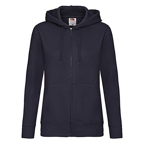 Fruit of the Loom Lady-Fit Damen Kapuzenjacke/Sweatshirt-Jacke mit Kapuze...