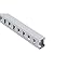 Panduit TNC37X37LG2 Low-Smoke Slotted Wall Wiring Duct, Light Gray (20-Pack)