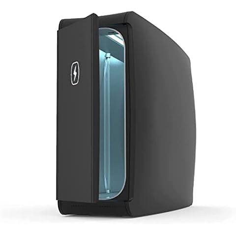 PhoneSoap XL (HomeSoap) UV Llight Sanitizer | 360° UV Sanitizing Box & Charger | Large Capacity | Sanitizes Tablets, Baby Bottles, Remotes, Toys & More (Black) Cover