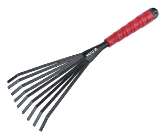 Yato YT-8869 Rake 13 inchRake with Long Handle Under 1000|Rake Without Handle|Garden rake Steel|Garden Rake Small|Gardening Tools|Garden raker|Garden Tools for Gardening|Garden Tools for Home 2