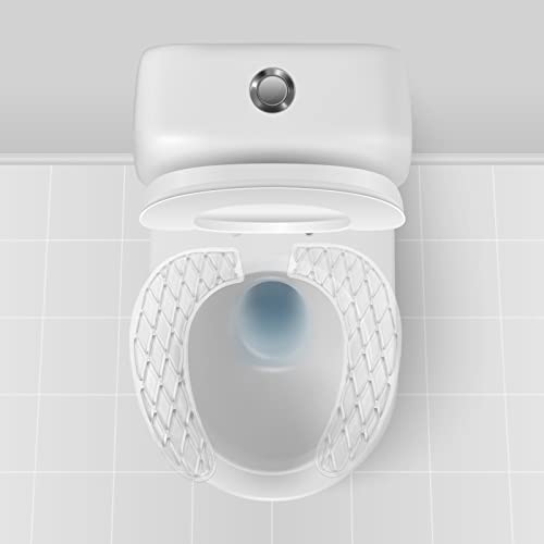 Owfeel Tankdeckel-Abdeckungen, Gel-WC-Sitzkissen, für Badezimmer, Reisen (transparent) – Bild 8