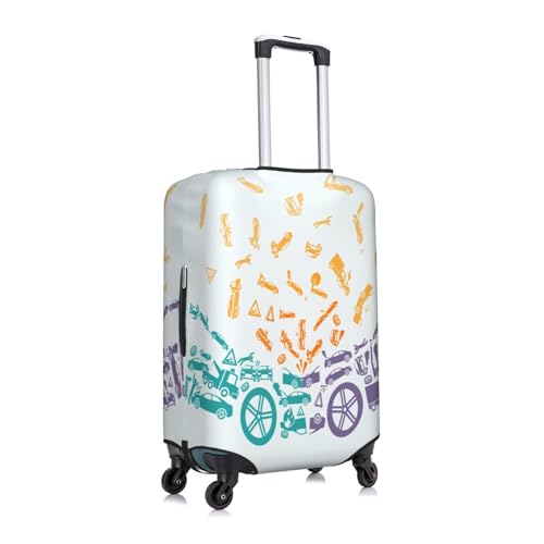 Car Crash Luggage Cover for Suitcase, Suitcase Cover Protector Fit 22-24 Inch Luggage Travel Accessories, M3