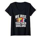 Photo Gallery donna rise together oakland lgbtq california pride month maglietta con collo a v Photo Gallery donna rise together oakland lgbtq california pride month maglietta con collo a v