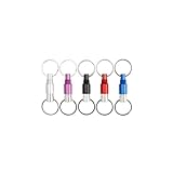 Photo Gallery bestgle 5 pz portachiavi a sgancio rapido smontabile, portachiavi staccabile, sgancio rapido con doppi anelli divisi, colore: viola, argento, rosso, blu, nero Photo Gallery bestgle 5 pz portachiavi a sgancio rapido smontabile, portachiavi staccabile, sgancio rapido con doppi anelli divisi, colore: viola, argento, rosso, blu, nero