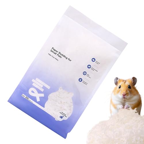 Katzentoilette für Kaninchen | weiches Katzenstreu aus Naturpapier für Hamster, saugfähig und...