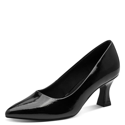Marco Tozzi Damen Pumps Spitz Vegan, Schwarz (Black Patent), 40...