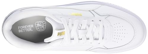 PUMA Women's KARMEN REBELLE Sneaker, Puma White-Puma White, 5.53