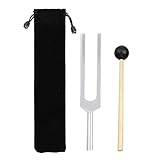 Angelkiss 512 Hz Stimmgabel aus Aluminium - Premium Klangtherapie-Set mit 1 Schlägeln, 1 StimmgabelFlanell-Tasche & Reinigungstuch,Reparatur Heilung, Musikinstrument, Heiler,Meditation.