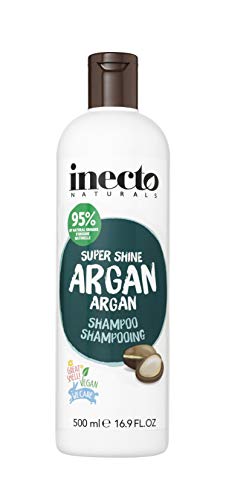 Inecto Naturals - Champú de argán nutritivo para cabello con aceite orgánico puro de argán