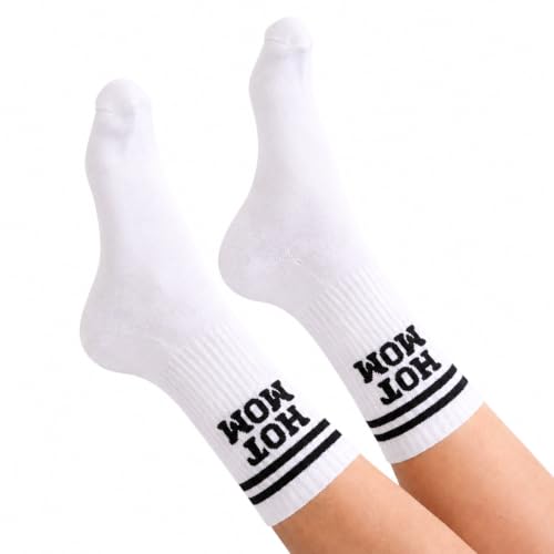 Crewzies Hot Moms Socks for Women, Funny New Mom Gift — view 4