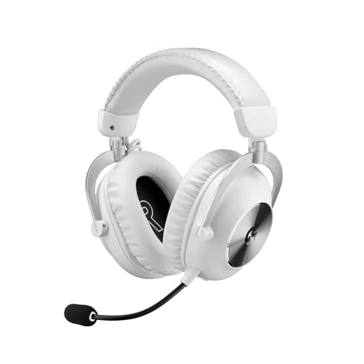 Headset Gamer Sem Fio Logitech G PRO X 2 LIGHTSPEED Com Microfone Removível, Drivers de Grafeno 50mm, Conexão Bluetooth, USB e 3,5 mm, Compatível com PC, PS5, PS4, Switch - Branco