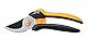 Fiskars Bypass-Gartenschere L, Solid, P341, Für frische Äste und Zweige, Antihaftbeschichtet, Edelstahl-Klingen, Länge: 20,5 cm, Schwarz/Orange, 1057164