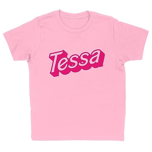 Tessa Doll Font Kids T-Shirt Youth