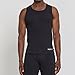 True Religion Lightweight Tank Tops for Men, 5 Pack Classic Ribbed Cotton Mens Undershirts Black