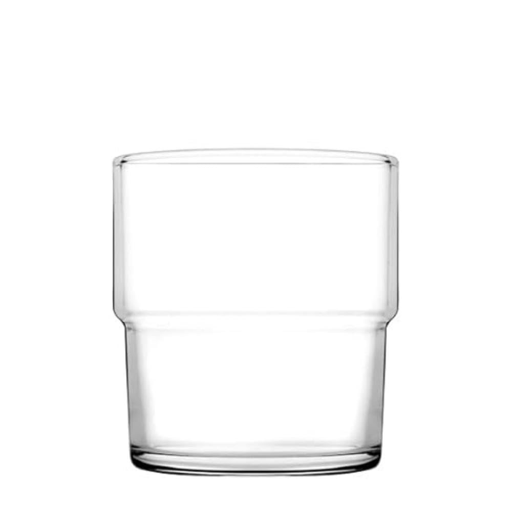 Hill Stacking Whisky Toughened Glasses 10.5oz / 300ml, Transparent