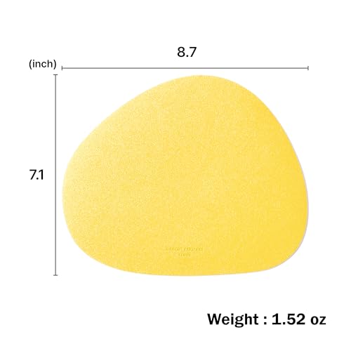 Image of GREEDY FARMERS Mouse pad, Non-Slip Washable Waterproof Computer Mouse pad (Lemon Butter Cream)