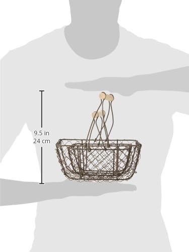Drahtkorb Rayher Hobby Set mit 2 Drahtkörben im nostalgischen Design