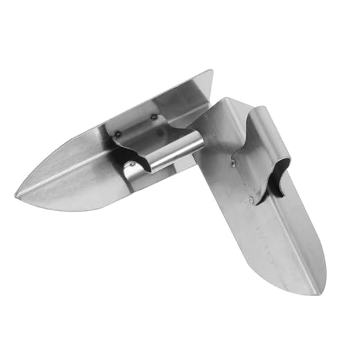 SHINEOFI Paleta Para Paneles De Yeso 2 Unidades Paleta De Esquina De Acero Inoxidable Para Paredes Interiores Y Exteriores Ergonómica Para Un Acabado Preciso Y Enlucido