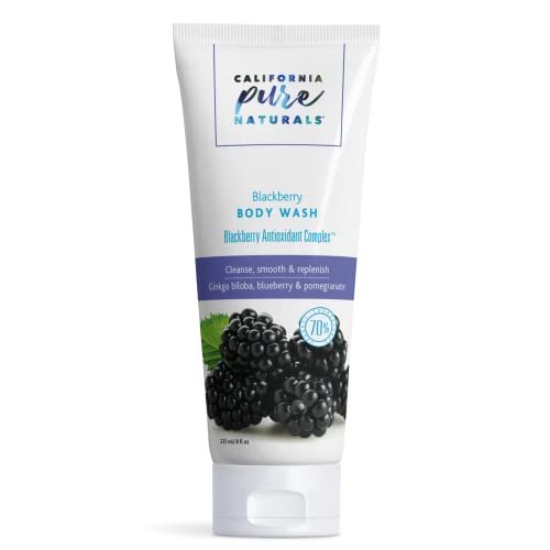 California Pure Naturals Body Wash. Gentle Daily Cleanser with Blackberry, Ginkgo Biloba and Aloe Vera. Vegan and Free of Sulfates, Gluten, Phthalates and Artificial Fragrances (8 fluid ounce) image 2