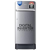 Samsung 189 L 5 Star Inverter Direct-Cool Single Door Refrigerator (RR21C2H25S8/HL,Elegant Inox, Base Stand with Drawer)