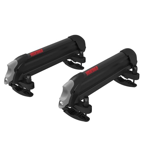 Yakima Fishing Pole Rod Car Rack Mount, ReelDeal 4 Ski & 2 Snowboard Holder w/ SKS Locks -...